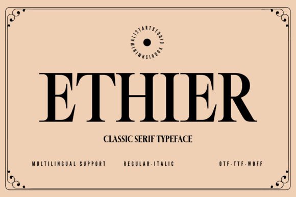 Ethier Font - Featured Image