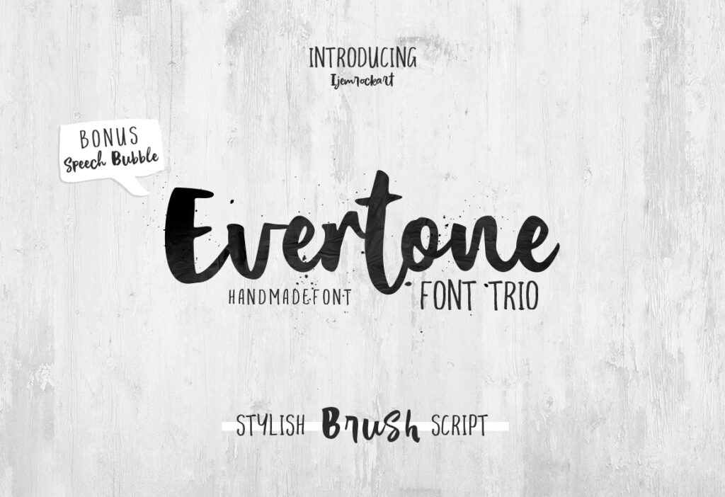Evertone Font - Featured Image