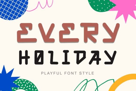 Every Holiday Font - Featured Image
