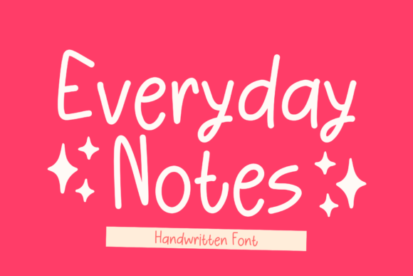Everyday Notes Font - Featured Image