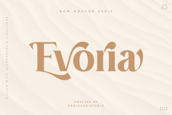 Evoria Font - Featured Image