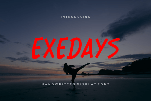 Exedays Font - Featured Image