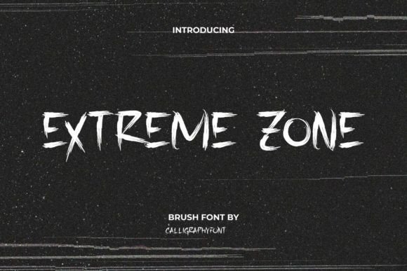 Extreme Zone Font - Featured Image