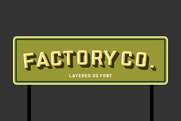 Factory Font - Featured Image