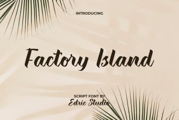 Factory Island Font - Featured Image