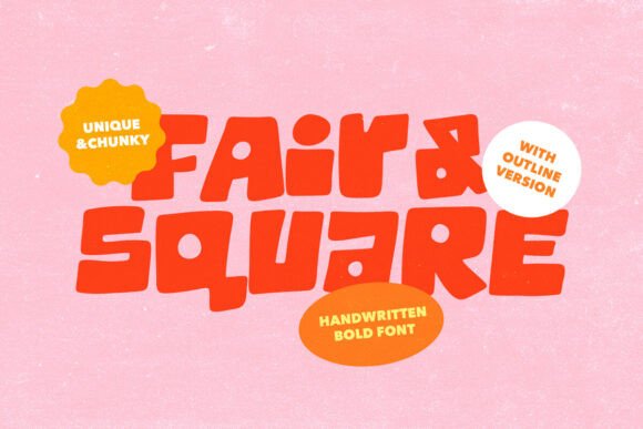 Fair Square Font - Featured Image