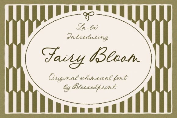 Fairy Bloom Font - Featured Image