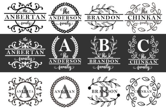 Family Monogram Font - Featured Image
