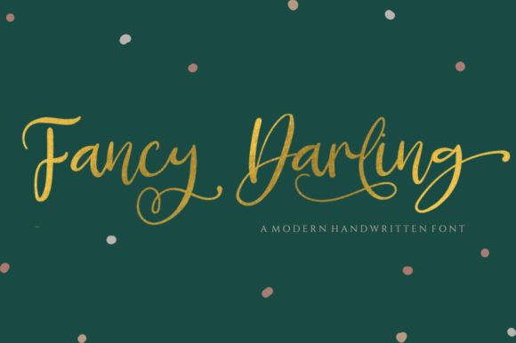 Fancy Darling Font - Featured Image