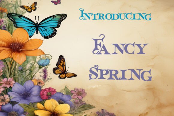 Fancy Spring Font - Featured Image