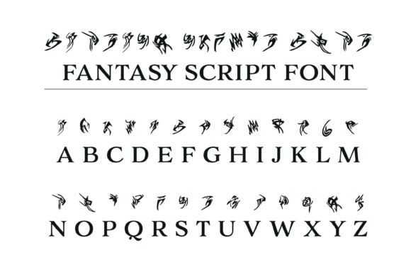 Fantasy Script 23 Font - Featured Image