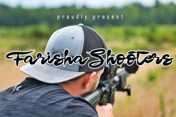 Farisha Shooter Font - Featured Image