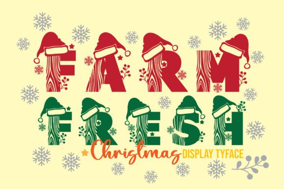 Farm Fresh Christmas Font - Featured Image