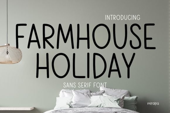 Farmhouse Holiday Font - Featured Image