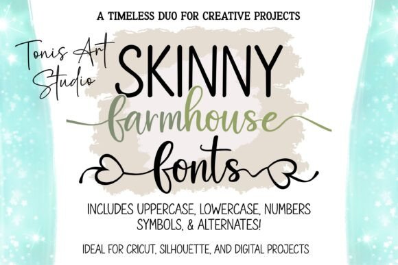 Farmhouse Script & Skinny Farmhouse Font - Featured Image