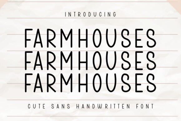Farmhouses Font - Featured Image