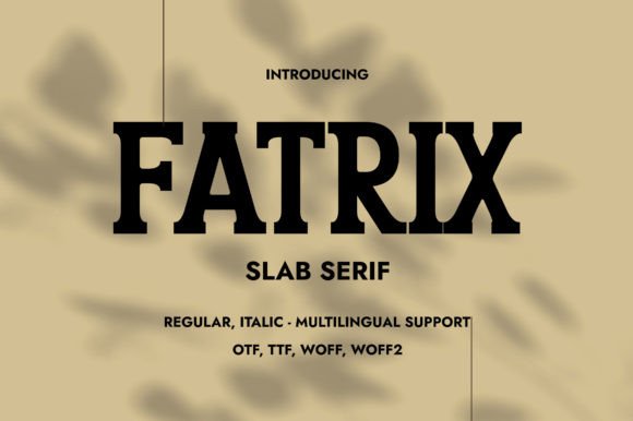 Fatrix Font - Featured Image