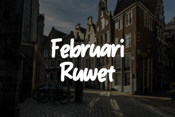 Februari Ruwet Font - Featured Image
