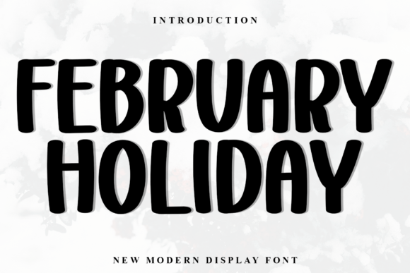 February Holiday Font - Featured Image