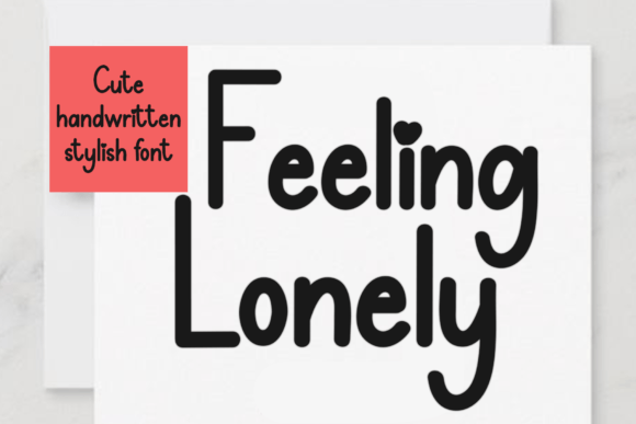 Feeling Lonely Font - Featured Image