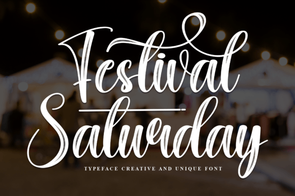 Festival Saturday Font - Featured Image