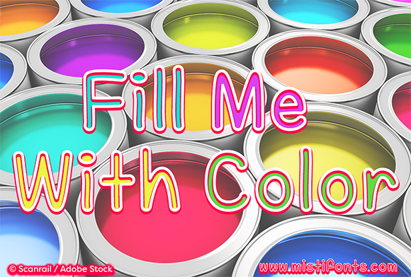 Fill Me with Color Font - Featured Image