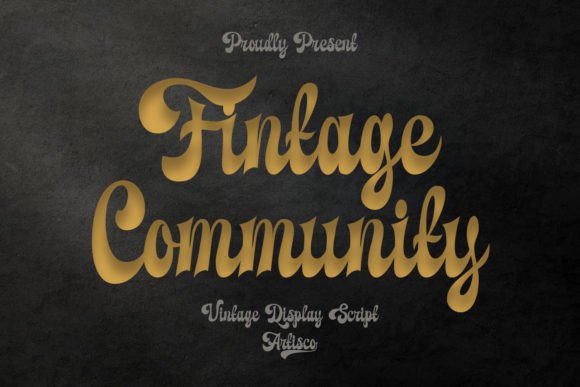 Fintage Community Font - Featured Image