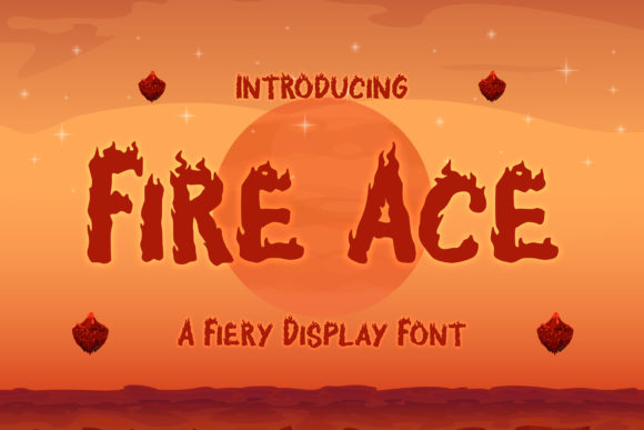 Fire Ace Font - Featured Image