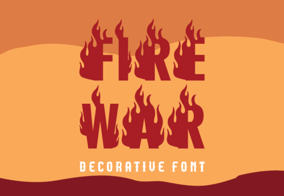 Fire War Font - Featured Image