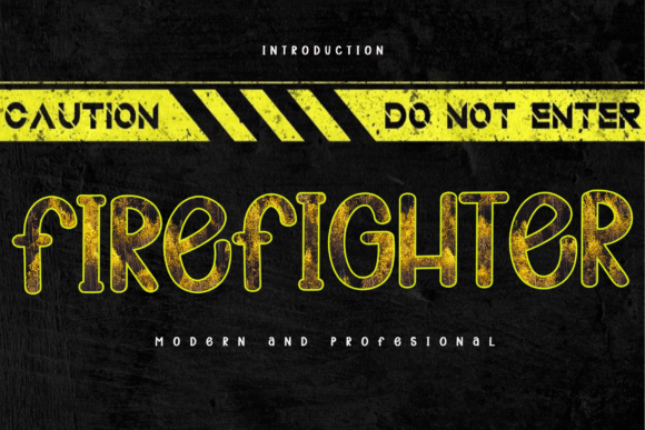 Firefighter Font - Featured Image