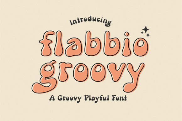 Flabbio Groovy Font - Featured Image