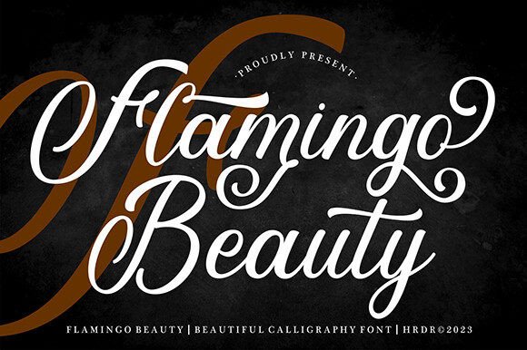 Flamingo Beauty Font - Featured Image