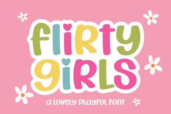 Flirty Girls Font - Featured Image