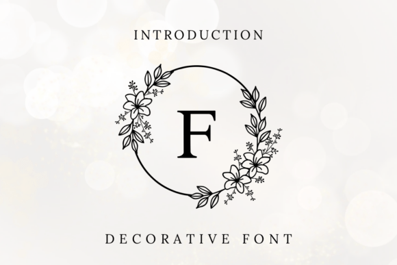 Floral Elegance Monogram Font - Featured Image