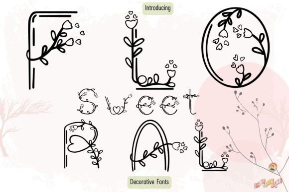Floral Sweet Font - Featured Image