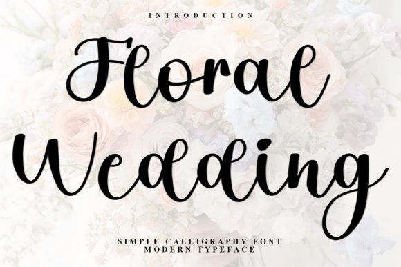 Floral Wedding Font - Featured Image