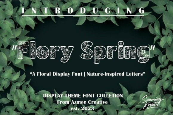 Flory Spring Font - Featured Image