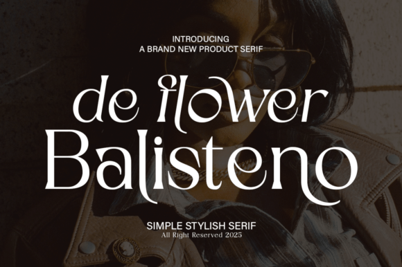 Flower Balisteno Font - Featured Image