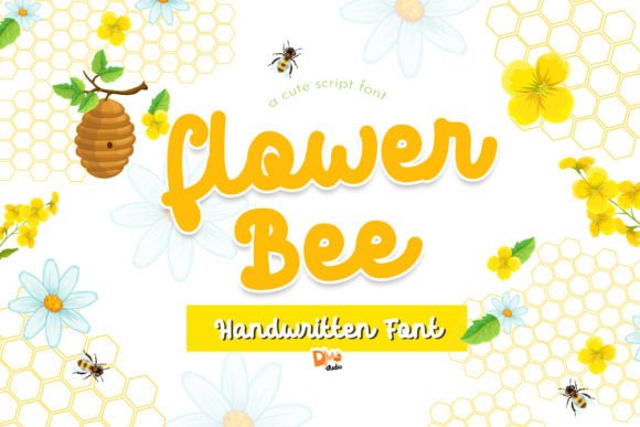 Flower Bee Font - Featured Image