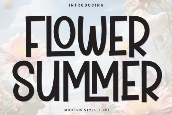 Flower Summer Font - Featured Image