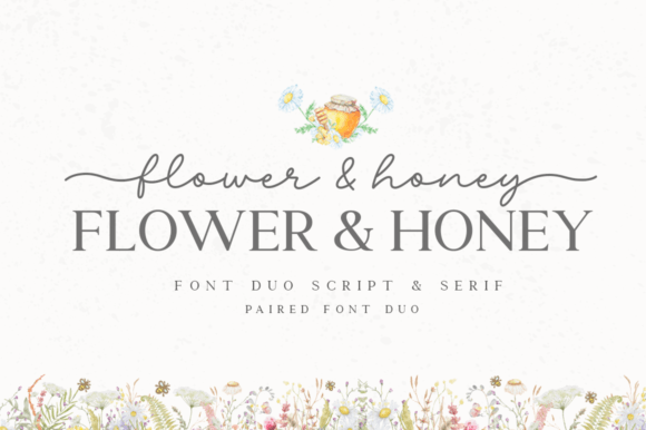 Flower & Honey Font - Featured Image