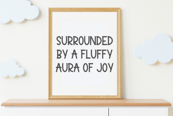 Fluffy Aura Font - Featured Image