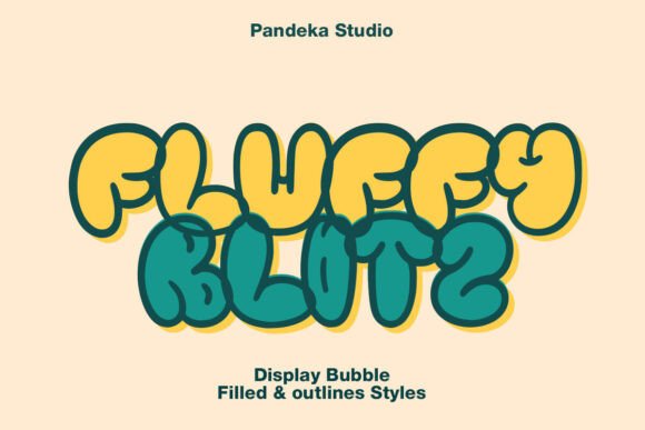 Fluffy Blitz Font - Featured Image