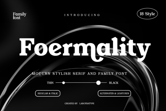 Foermality Font - Featured Image