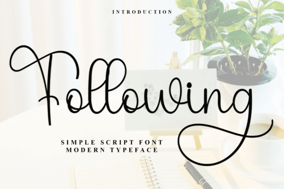 Following Font - Featured Image