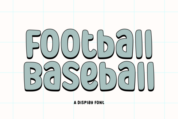 Football Baseball Font - Featured Image