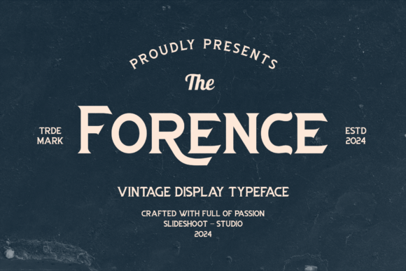 Forence Font - Featured Image