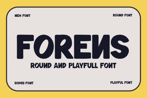 Forens Font - Featured Image