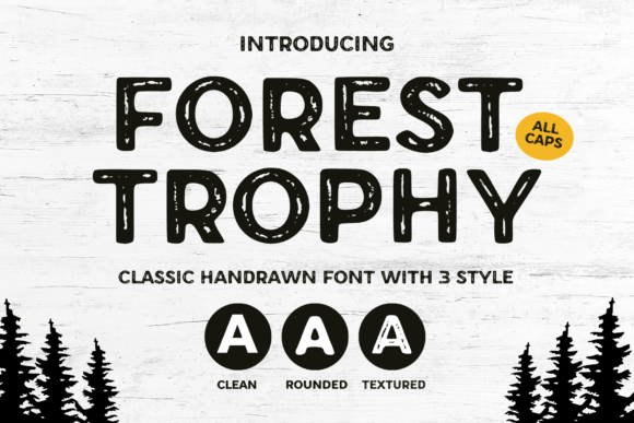 Forest Trophy Font - Featured Image
