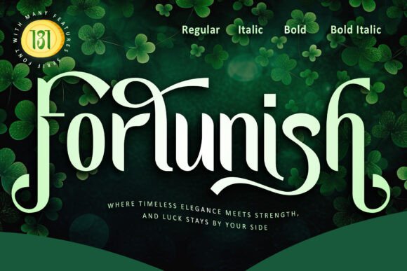 Fortunish Font - Featured Image